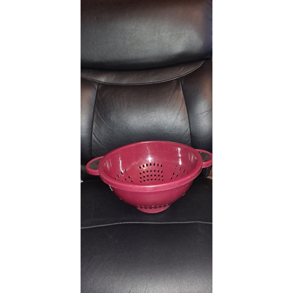 Farberware Red Colander With Soft Grip‎ Handles 5 Qt Drainer